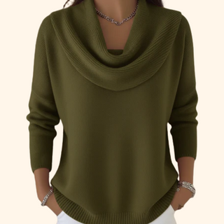 Julia | Pull à Col Drapé