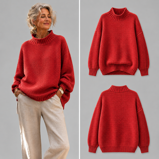 Élodie | Pull Ample en Maille Texturée