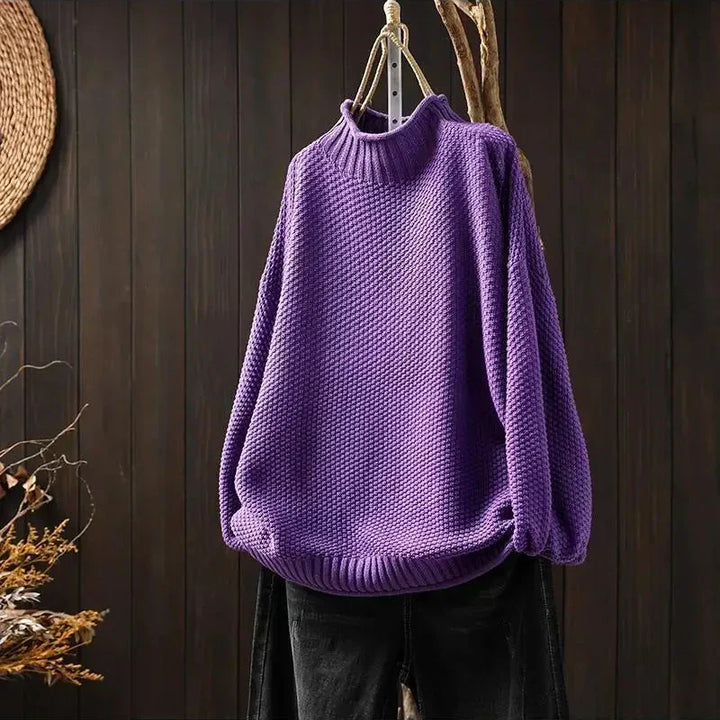 Élodie | Pull Ample en Maille Texturée