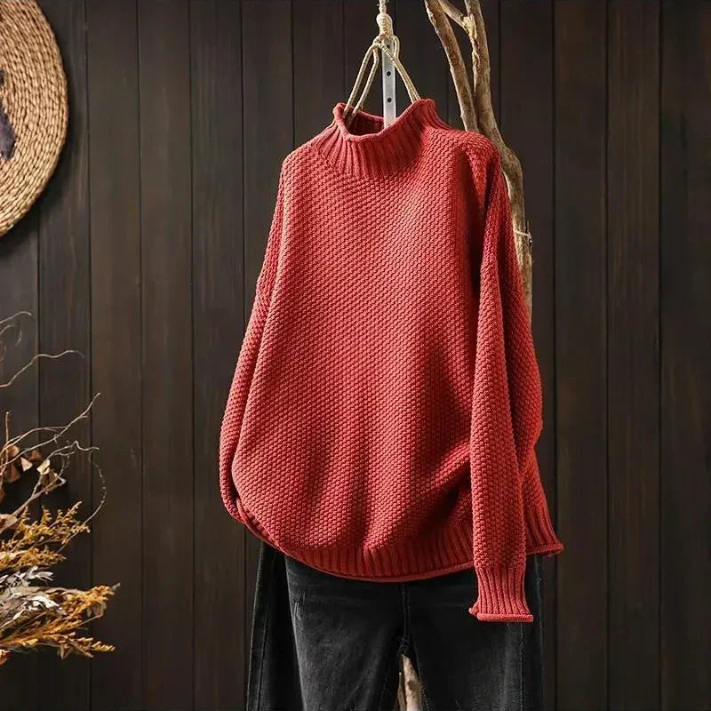 Élodie | Pull Ample en Maille Texturée